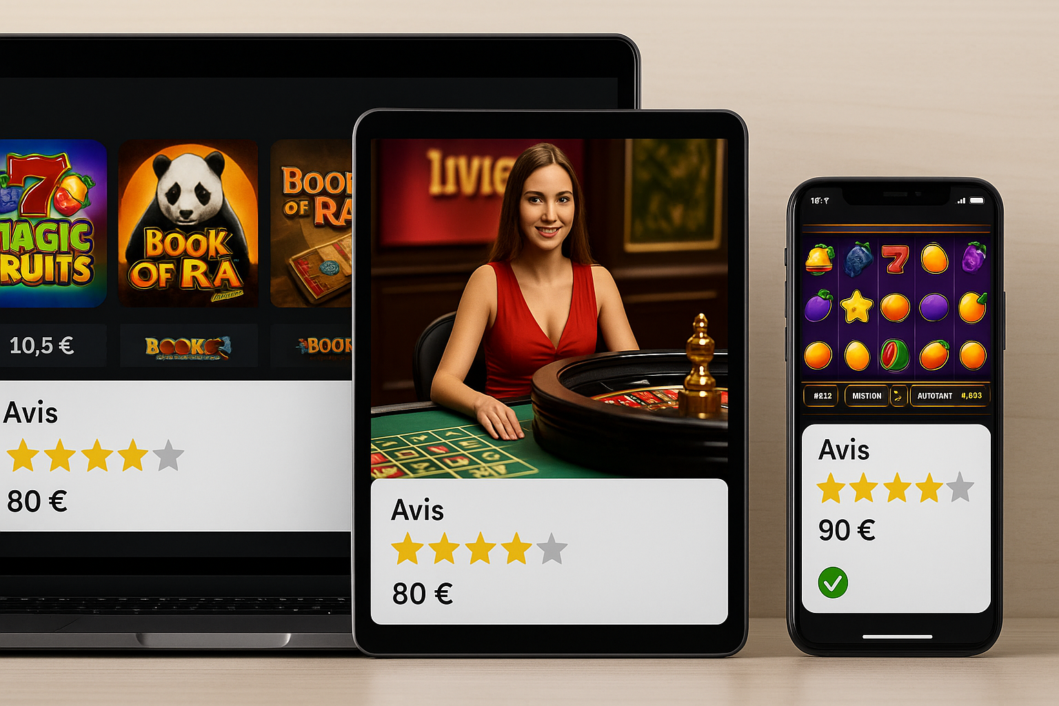 Test de 3 casinos expériences utilisateurs réelles